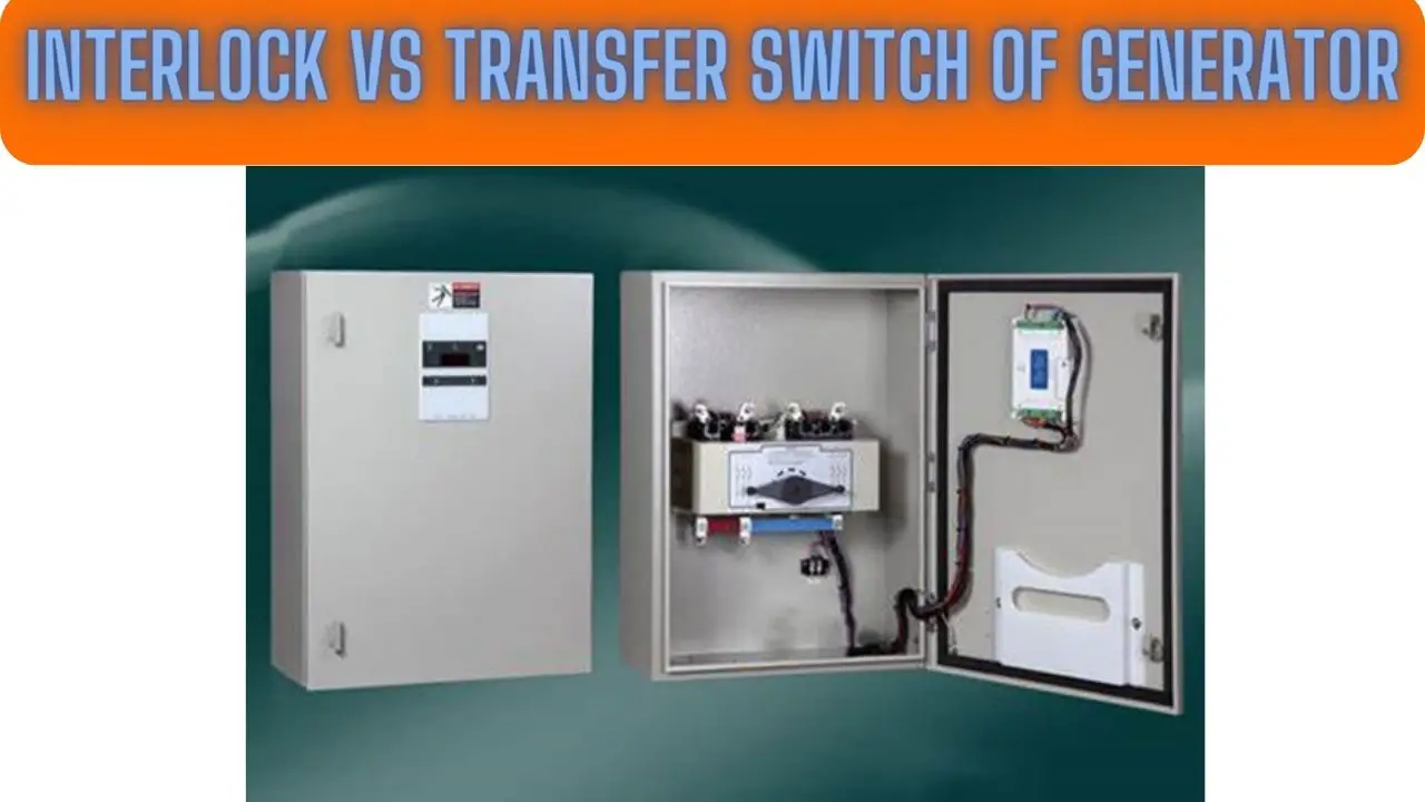 Interlock Vs Transfer Switch of Generator