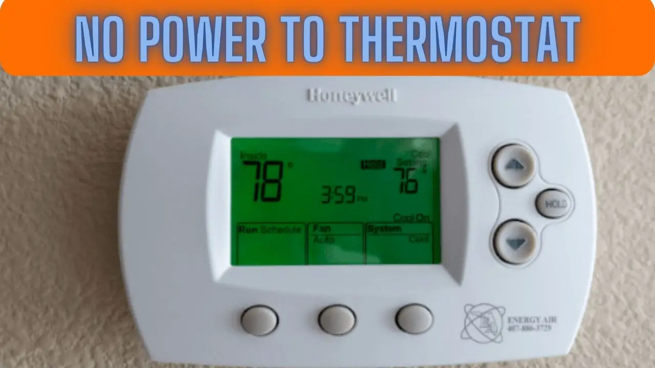 No Power to Thermostat